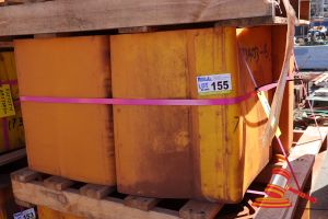 155 · MULTOTEC BEAM LINERS, 400X400X540, INCLUDES:APPROX 8 X LINER SQUARE BOTTOM DECK, YELLOW, DIMENSIONS: 1.2M X 1.2M X 700MM ON PALLET, WEIGHT: 300KG PER BUNDLE, MULTOTEC PART NO: 292656 (USED, SOME MARKS), (B9218372)