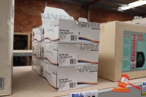 226 · 6x BOXES OF UVEX SKYGUARD SAFETY GLASSES