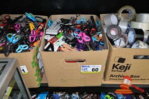 60 · BOX OF ASSORTED SURRENDERED ITEMS, NO INSPECTION