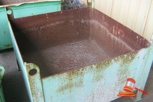 2 X Steel Skip Bins Approx 1100 X 1000 X 700 Each