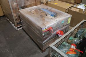 Crate Of Mixed Items Including, Swimming Pool Hose 38mm 11 Metres Long, Boxes With Fleetguard Fuel Filters ''Ff5644'' And Other Items, Crate Size L1170mm X 4890mm X H730mm Approx