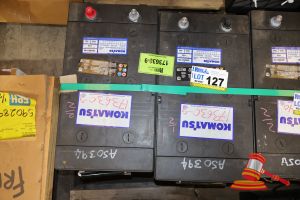 2 X KOMATSU BATTERY, 12V, 58D0601190, RC 440, CCA(A): 1425, REF.CA @0 � C; 1755, (UNTESTED), APPROX; 480MM D X 260MM W X 230MM H