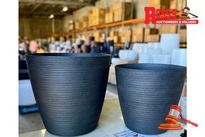 Matching set of 3 Marble Planters - Sizes: 35 x 35 cm, 28 x 28 cm, 21 x 21 cm, RRP $200 Create a stylish designer display from the 2071 Marble Cylinder Pot range, featuring a cylindrical planter with a marble finish, this range brings a clean, contemporary look to living areas, foyers, offices and other interior spaces. Constructed from high-density resin, it combines practical lightweight handling with a premium look. It is designed for indoor use only. Ideal for foliage, statement plants and c