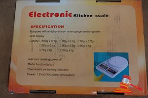 188 · ELECTRONIC KITCHEN SCALE 10KG