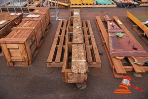 Caterpillar Shaft, Part No. 246-5268, Approx; 3.3m L X 230mm W X 170mm H, Crated, On A Pallet