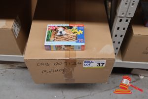 Box Of Castorland Puzzles - Bulldog, All Unopened