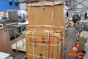 Daiken Air Conditioning Parts, Which Include 14kw Reverse Cycle, In Ceiling Cassette System, Fca140cvma, Pure White Decorative Fuscia Panel For Indoor Cassette Units, Bycq125eaf, Ceiling Heating, Single Phase, Outdoor Inverter, Remote Controller - New Old Stock, As Is, No Warranty