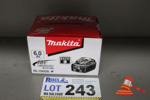 243 · MAKITA 18V LITHIUM-ION BATTERY, UNTESTED
