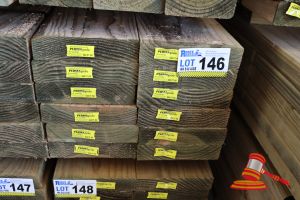 12x Lengths Of Non-Structural, H4 Treated Pine Timber, Approx 190 X 45mm X 3m