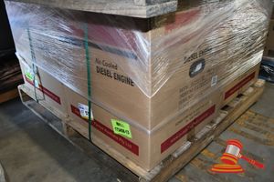 53 · 1 X NEW,KIPOR DIESEL ENGINE, AIR COOLED, MODEL NO: KM186FPE, 9HP,E/START , IN SEALED BOX.