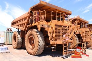 1994 Caterpillar 777c Dump Truck 61699 Hours Showing, Serial#4xj00398, Auto, Air Con Note Normal Wear And Tear (Dt 278)