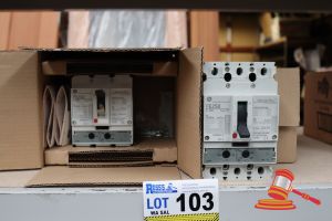 103 · BUNDLE OF ASSORTED CIRCUIT BREAKERS, UNTESTED