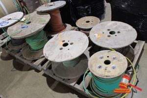 8 REELS OF CABLE - 2X EARTH 1C X 35MM2, ELECTRICAL 2C + E 2.5MM2, 2C + E 1.5MM2, 2C + E 6MM2, AND VARIOUS OTHERS, UNKNOWN QTY'S