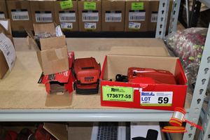 1 X HILTI BATTERY CHARGER, MODEL: C 6-22, 1 X MILWAUKEE BATTERY, M18 6.0AH FORGE RED LITHIUM (BOXED), 2 X HILTI BATTERIES, MODEL: B 22/2.6 LI-ION, 56.2WH, 2.6AH, UNTESTED