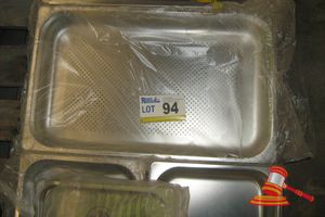 94 · 5 ASSORTED GASTRONORM TRAYS REFORMATTED AND PLAIN