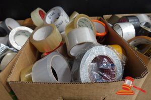 1 Box Of Assorted Tape