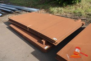 19 · STEEL PLATE 8PCS APPROX 3000mm x 1500mm 18mm (B4491294), (PO NA, PLANT# 1001)