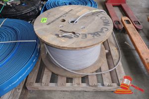 139 · 1 X REEL OF ELCON CABLE FLEXIBLE CONTROL ELECTRIC CABLE, GREY, APPROX 400M, APPROX 1.1M DIAMETER, ON A PALLET