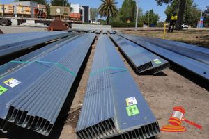 Gal Steel Z Purlins, Approx 200mm - 12 Pcs At 10.9m