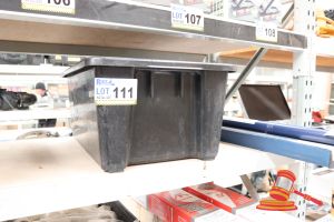 111 · TUB OF ASSORTED FITTINGS