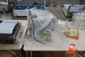 153 · COMMERCIAL MEAT SLICER, MODEL# CH-10A, 25CM, 240V (UNUSED)