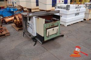 1 X ARCUS REFRIGERATOR, POSS INCOMPLETE, APPROX; 1.4M W X 740MM D X 1M H, SOME MARKS, 1 X MBP OVEN INCOMPLETE, HEAVILY RUSTED, APPROX; 850MM W X 440MM D X 810MM H, ON A PALLET