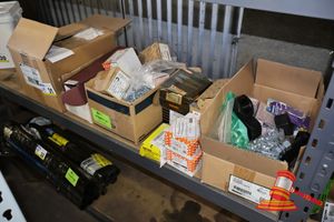Approx 10 X Boxes Of Fasteners And Hardware, Includes: M16-2.00 X 150mm Hex Head Bolts Zinc Cr+3 P/N:470193, Maptco M16x 2.00 X 70 Hexscrew, Hobson M12-1.25 Zinc Yellow Passivate Nyloc Hex Nuts, Hobson M16x34.0x3.8 Zinc Plated Flat Washers, Screw Sts Csk Phil Zp 6gx1/2 Pk1000, Lifting Shackles, Large Hex Nuts, Stainless Steel Rivets, Various Others (Boxed & Bagged)