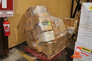 Assorted Plumbing Fittings And Couplings, Various Brands Including Vict, Dimax, Dura, Philmac, Plasson, Friatec, Various Sizes And Types Including Elbows, Tees, Clamps, Couplers (Unused), On A Pallet