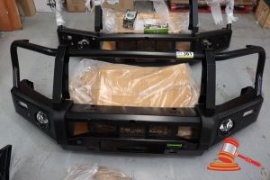 361 · IRONMAN 4x4 BULLBAR TO SUIT FORD RANGER MY22+ (LIGHTS AND INDICATORS FITTED) WITH MOUNTING KIT AND PROTECTION KIT