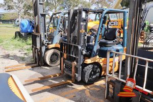 Toyota Forklift, Model: 42-7fg15 Sn:19306, Gas/Lpg, 7833 Hrs, No Gas Bottle, Key 96