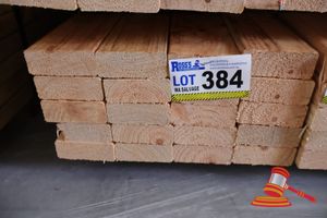 384 · 20x LENGTHS OF NON-STRUCTURAL, UNTREATED PINE TIMBER, APPROX 90 x 35mm x 3m