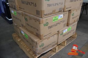 23 · APPROX 1000 X ECO FRESH DISPOSABLE FOOD TRAYS, RE-ORDER CODE 7001, IN A BOX, UNOPENED