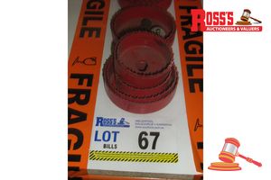 67 · QTY OF ASSORTED HOLE-SAW CUTTERS