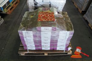 7 · PALLET OF MULTI COLOUR MOSAIC TILES BOX QTY 38, SIZE OF TILE 15 x 148 x 8mm x 11 SHEETS PER BOX =096m2