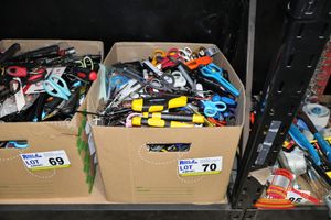 70 · BOX OF ASSORTED SURRENDERED ITEMS, NO INSPECTION