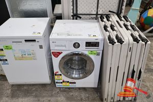 1 X Lg Front Load Washer Dryer Combo, Inverter Directdrive 7.5/4kg, 6 Motion, Untested (Some Marks)