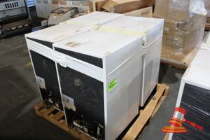 23 · PALLET OF 4X BAR FRIDGES, WHIRLPOOL REFRIGERATORS, MODEL: WRO 12SW, 120L , UNTESTED , SOME MARKS