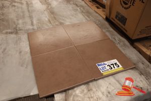 PALLET OF MOKA TILES, 200 x 200mm, 91m2 TOTAL