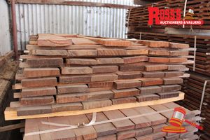 87 · JAR211 - JARRAH STANDARD AND BETTER GRADE 140-150x25-27mm Rough Sawn Boards - @ 1.4-2.3m, APPROX 100 lm