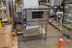 Goldstein Commercial Oven, Model: Pe284, Sn:36482, Cir. 1 4.6kw, Cir. 2 4.8kw, Stainless Steel,3 Phase Hardwired, Untested, Approx; 860mm W X 690mm D X 1.3m H