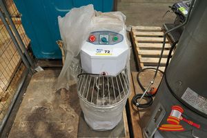 72 · SPIRAL MIXER MANUAL INCLUDED, MODEL: HSSD20A, UNTESTED, 1.1KW, 240V, DOUGH MIXING 8KG- WITH DOUGH HOOK
