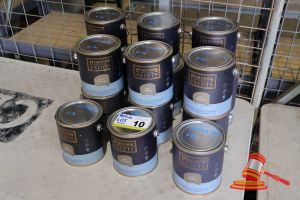 10 · 15 X PORTER'S ORIGINAL PAINTS, WET CEMENT, EGGSHELL FINISH, NATURAL MATT, ( 12 X 2L, 3 X 4L)
