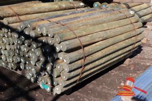 APPROX 70 X 1.8M X 85-100MM PINE POSTS