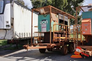 61 · 1 X UON GENERATOR TRAILER, DATE: SEPTEMBER 2014, SERIAL NO: UON-TRL-0032, TARE WEIGHT: 6000KG,RING HITCH,SOLAR PANEL ASSET - 17H4192, (UNLIC VIN NOT SIGHTED) (SOME MARKS) (S44#RITM5888651, DR#51174, WEST ANGELAS)