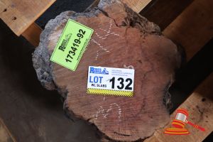 Jarrah Slice/Cookie, L350mm X W270mm X D 30/35mm, Approx Sizes