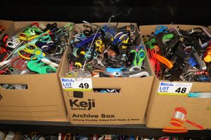 49 · BOX OF ASSORTED SURRENDERED ITEMS. NO INSPECTION