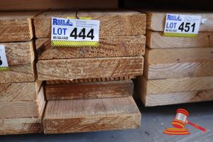 444 · 6x LENGTHS OF STRUCTURAL MGP 10, UNTREATED PINE TIMBER, APPROX 240 x 45 x 2.4m