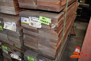 91 · JARRAH SKIP DRESSED, STD & BTR, 190mm x 36mm, 33LM, RANDOM LENGTHS, QTY 0.251M3 (L1500 x W400 x D500 TRANSPORT SIZE ONLY APPROX) (PACK# 2460725)