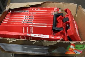43 · APPROX 12 X MILWAUKEE COMPACT PORTABLE BAND SAW BLADES, MODEL: 48-39-0529, 35-3/8", 18 TPI, 3 PACK, 1 X MILWAUKEE CASE, IN A BOX,