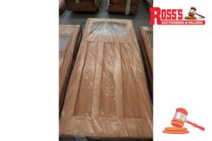 425 · TIMBER DOOR WITH PANEL (NO GLASS), CODE: ED 84, 2040 x 870 x 40mm